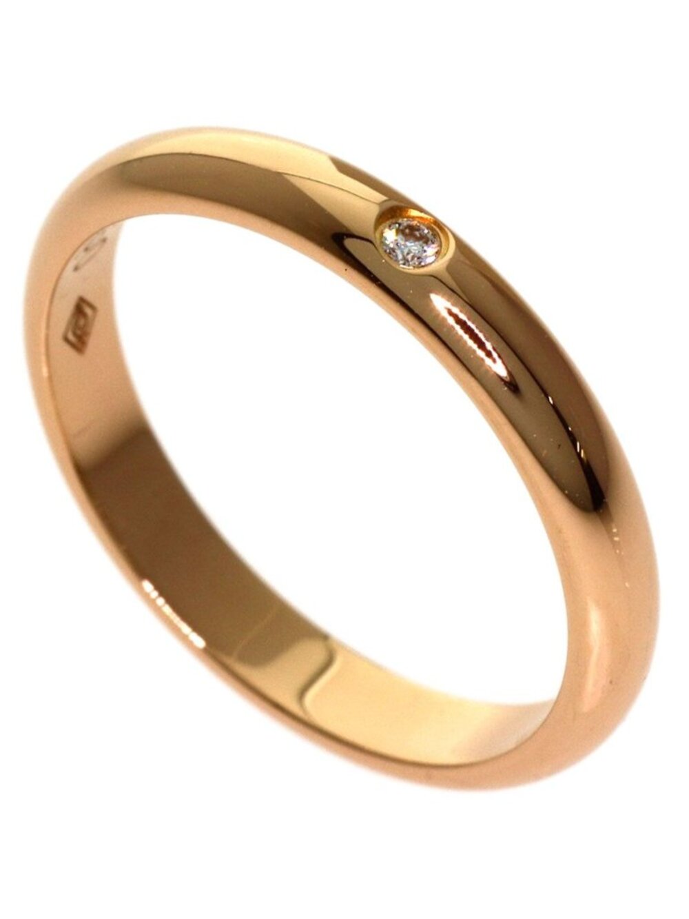 Cartier Wedding Diamond 47 Ring 18k Pink Gold